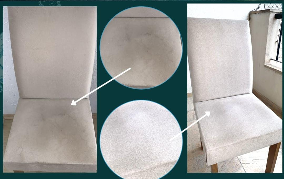 Resultado cadeira suja para cadeira limpa