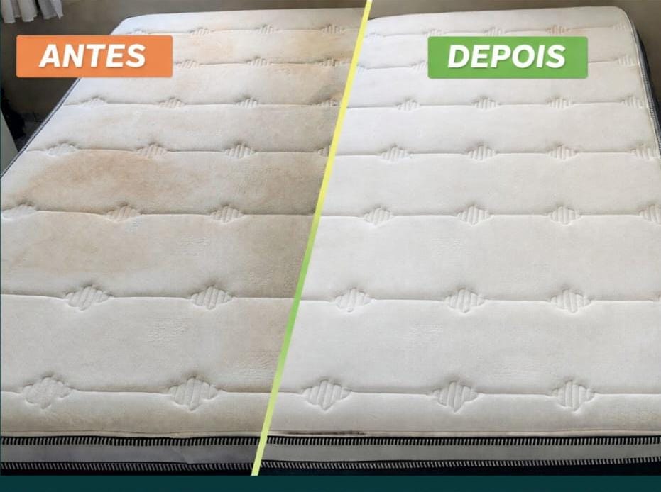 Resultado colchão sujo para colchão limpo